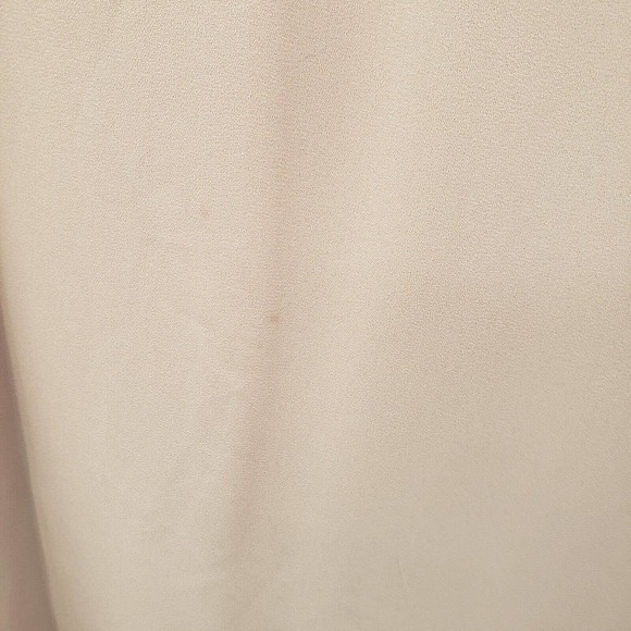 Adrienne Vittadini Pink Blush Blouse Women Size 2x Roll Tab Sleeve V Neck Pocket - Picture 11 of 11